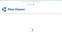 Tablet Screenshot of fleetcleaner.com